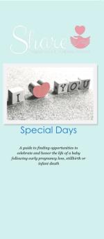 Special Days: Share Informational Brochure