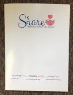 Product Description: Share Logo Portfolio - White Pocket Folder, pack of 25</br> Share Portfolio Folders, 25 pack